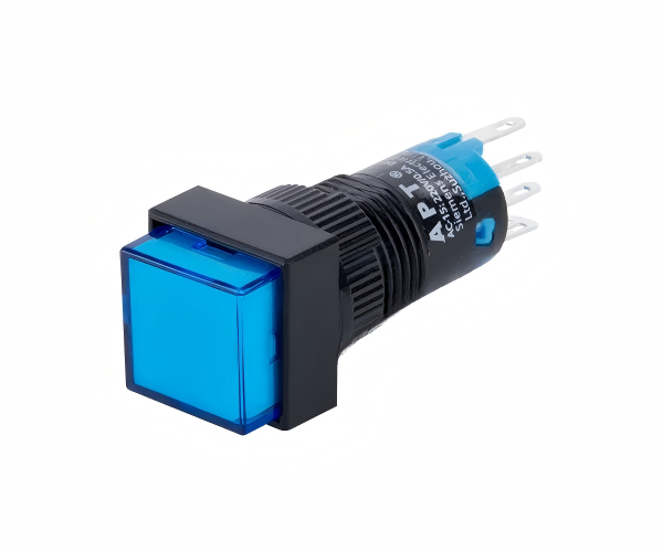 LA39-F(12mm) Series Illuminated Square Pushbutton, APT