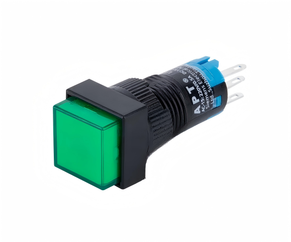 LA39-F(12mm) Series Square Pushbutton, APT