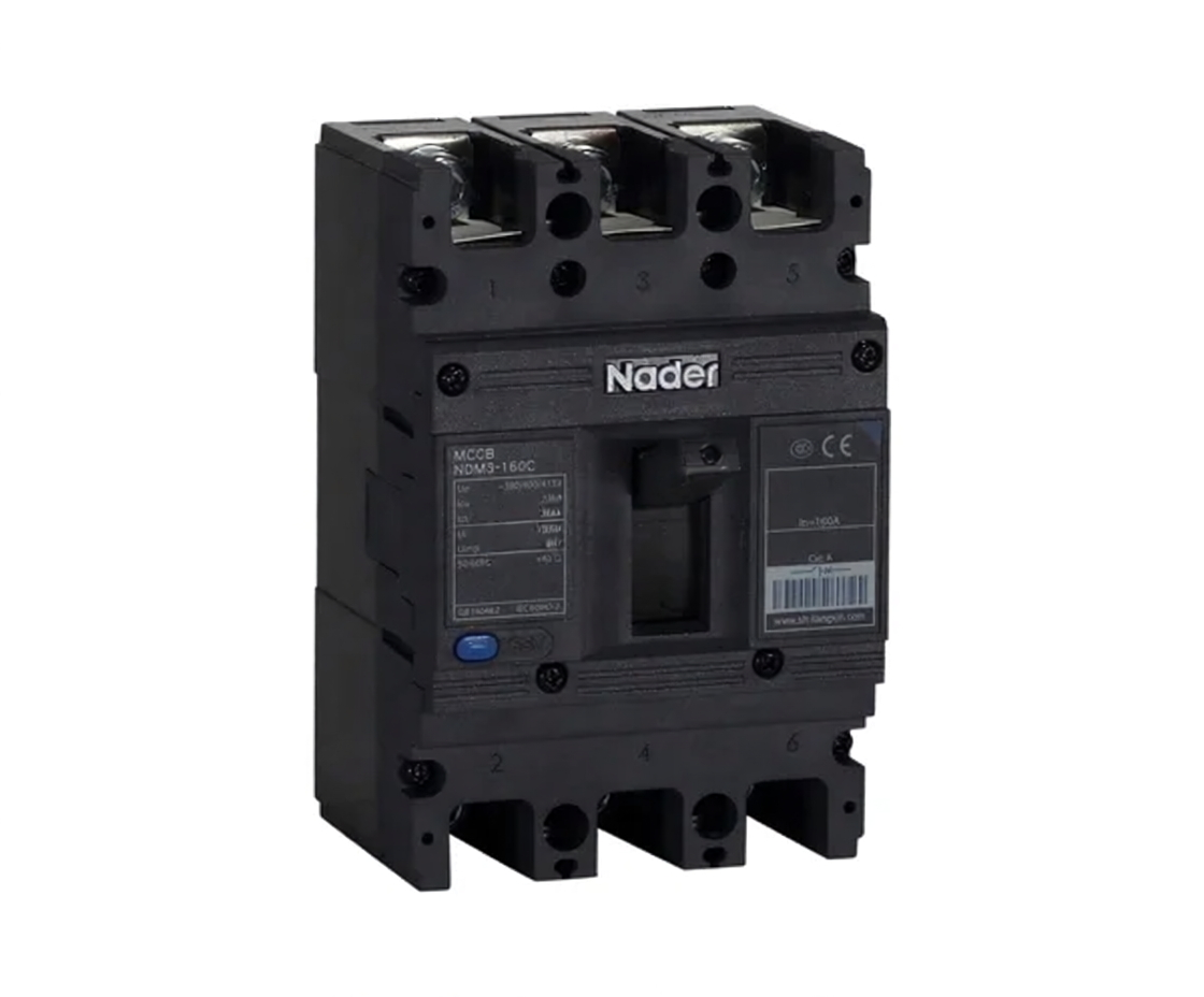 NDM3-160 Series AC MCCB, Nader