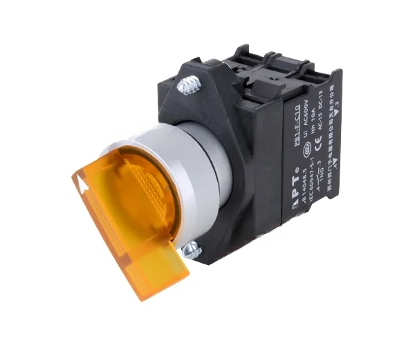 PB1(22mm) Series Illuminated Long-handle Selector Switch, APT