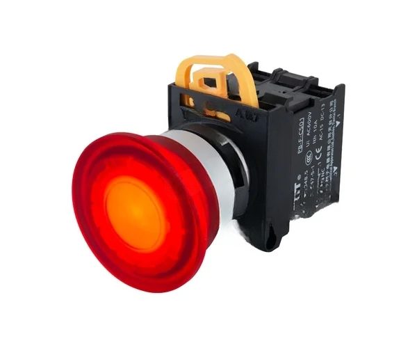 PB3(22mm) Series lluminated Mushroom Head Pushbutton, APT